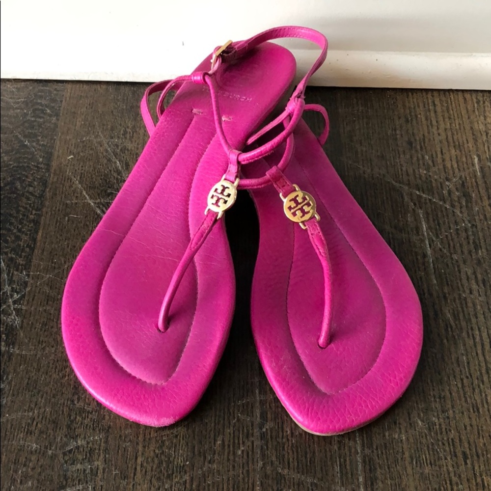 Hot Pink Tory Burch Sandals